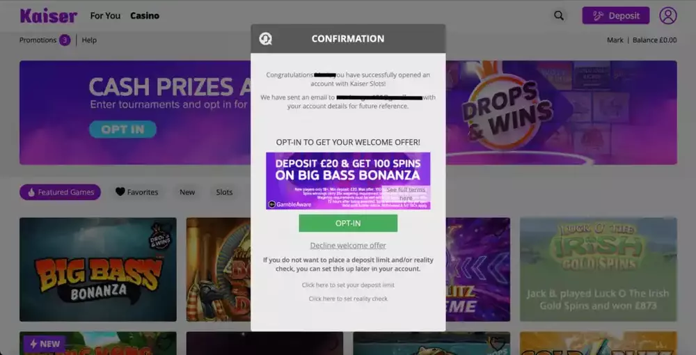 Kaiser Slots Casino review