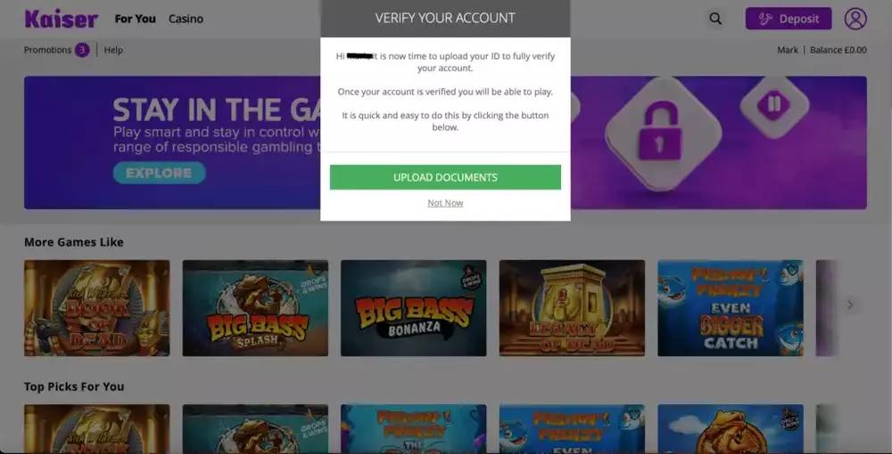 Kaiser Slots Casino review