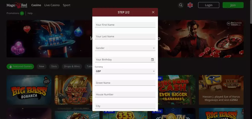 Magic Red Casino review