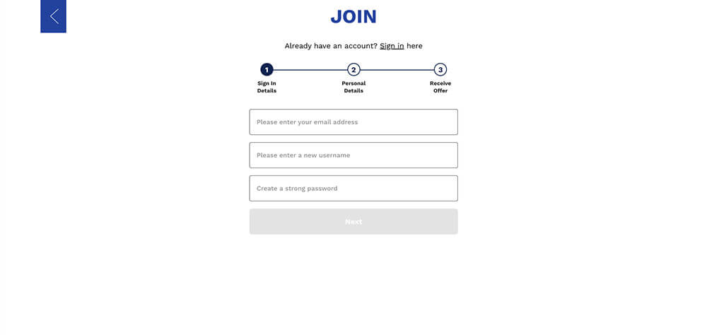 Spin and Win Registration