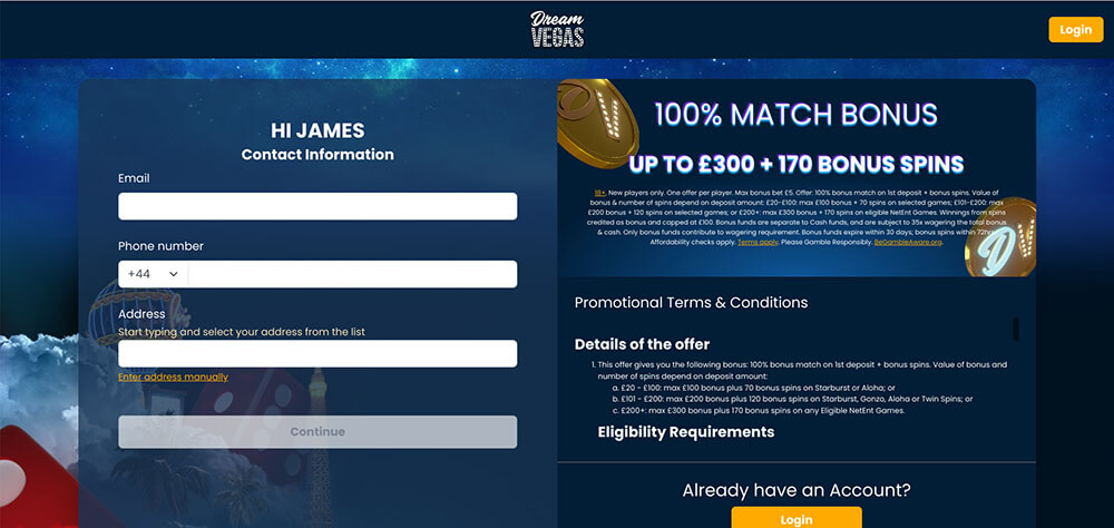 Dream Vegas Casino Review