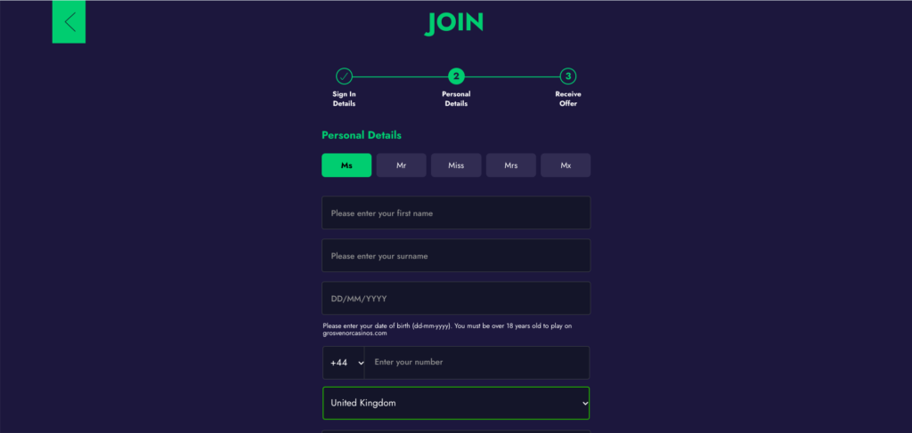 Grosvenor Registration