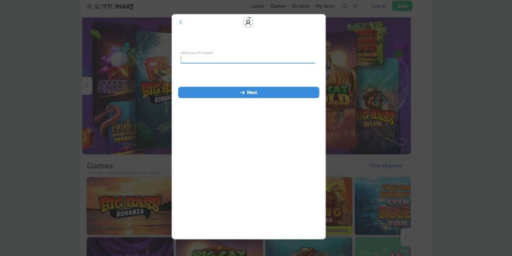 Lottomart Casino Registration