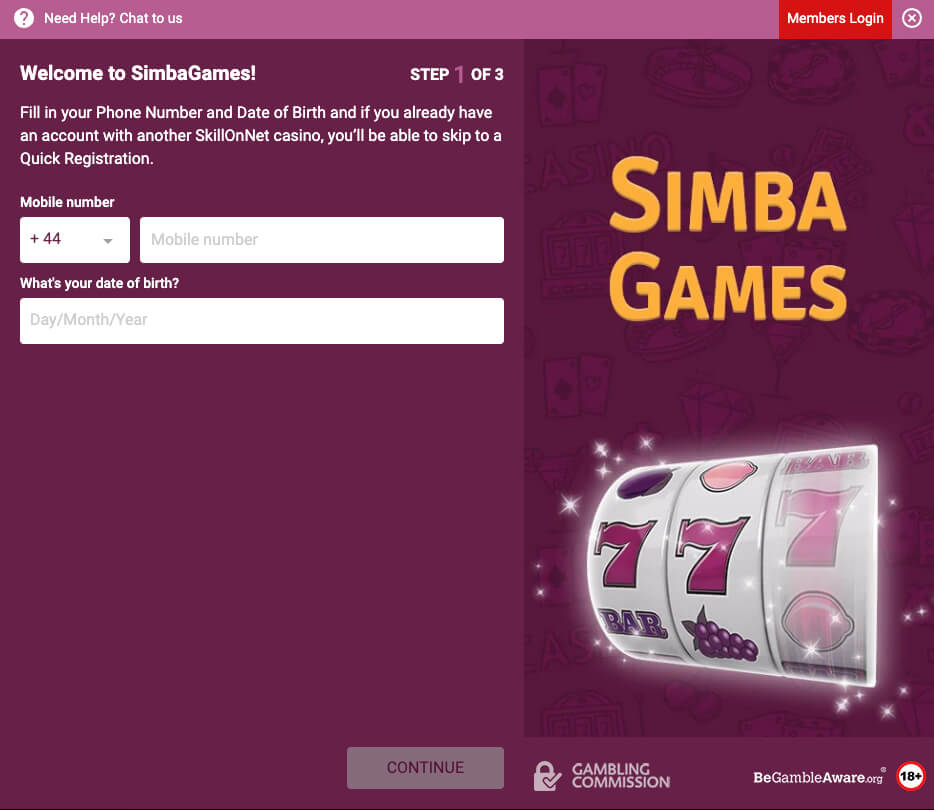 Simba Games Registration