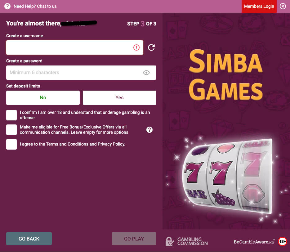 Simba Games Registration