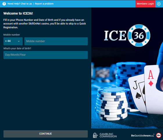 ICE36 Registration