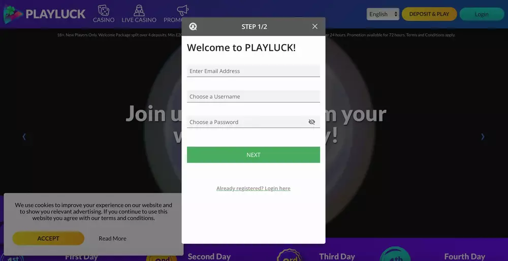 Playluck Casino Review