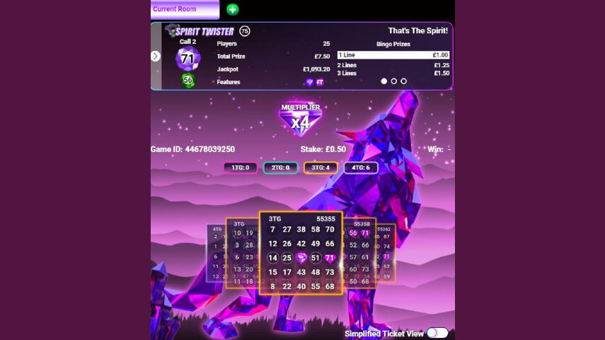 Spirit Twister Bingo Review