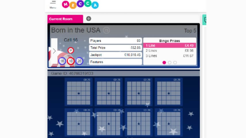 Born in the USA Bingo Review