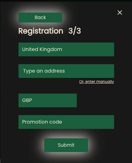 Las Vegas Casino Registration