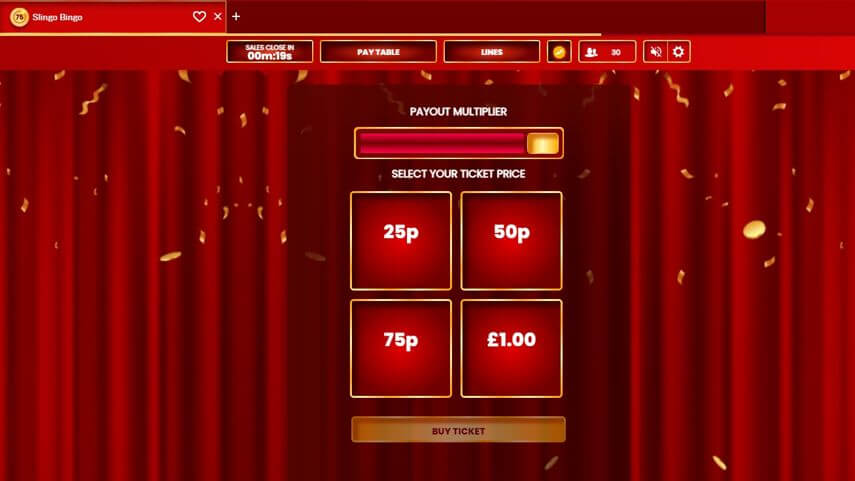 Slingo Bingo Game Review Screenshot