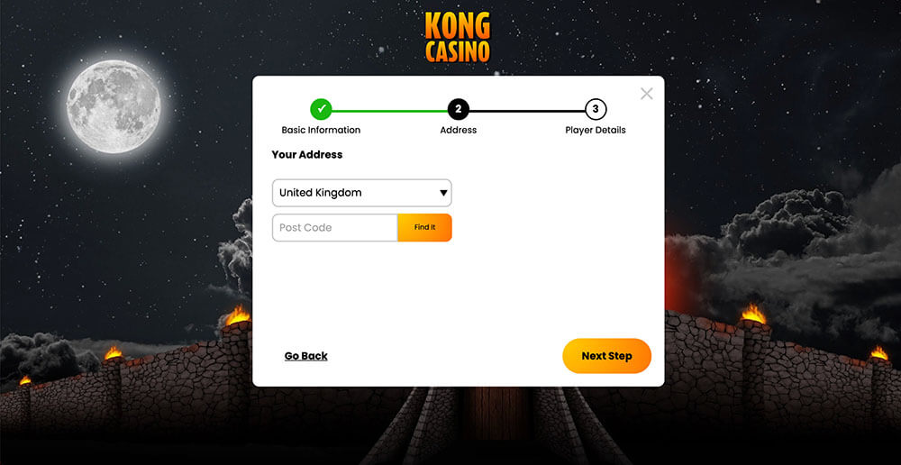 Kong Casino Registration
