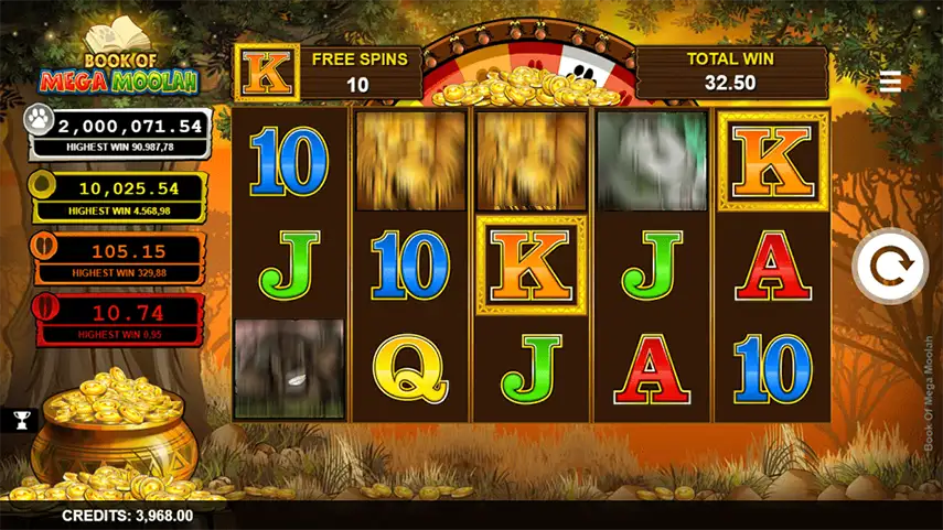 Book of Mega Moolah Slot Review