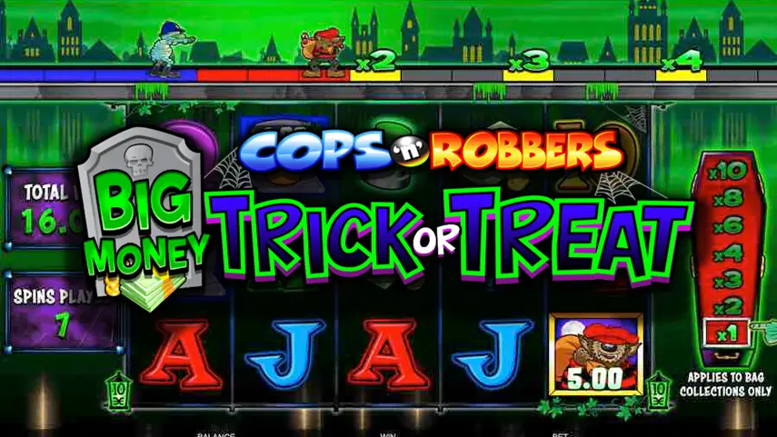 Cops ‘n’ Robbers Big Money Trick or Treat Slot Review