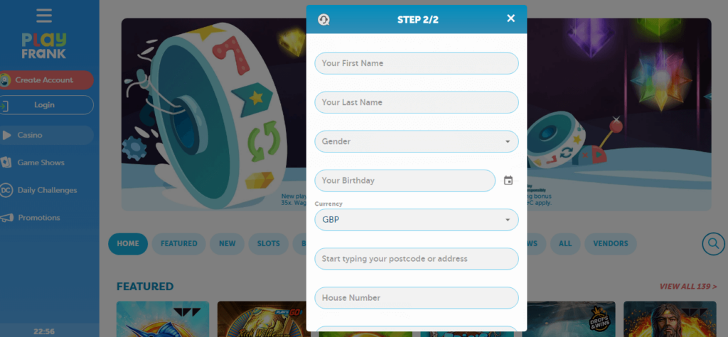 PlayFrank Casino Review