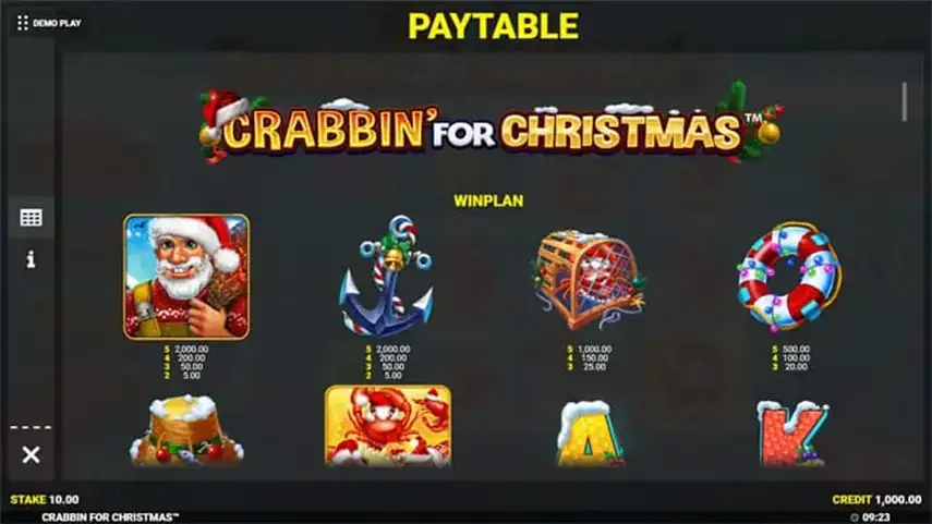 Crabbin’ For Christmas Slot Review