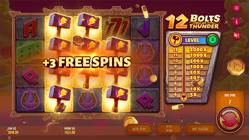 12 Bolts Of Thunder slot review 1