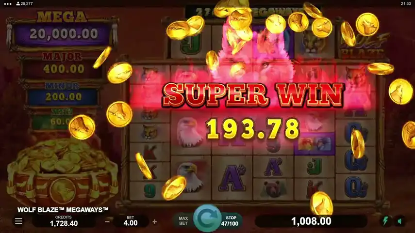 Wolf Blaze Megaways Slot Review