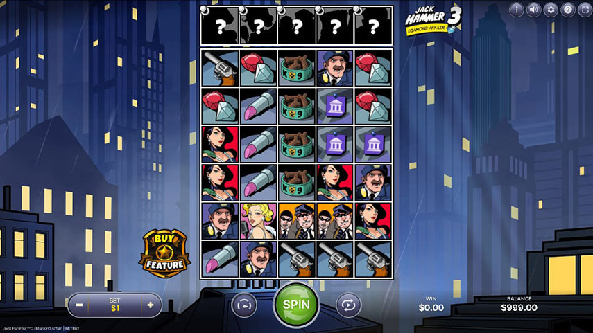 jack hammer diamond affair slot review