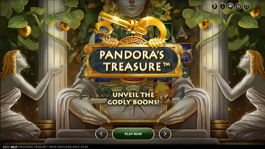 pandoras treasure slot review