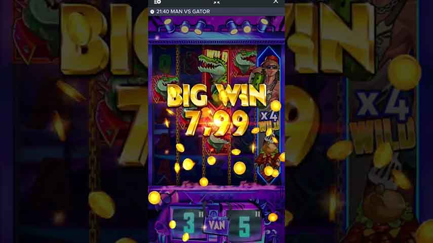 Man vs Gator Slot Review