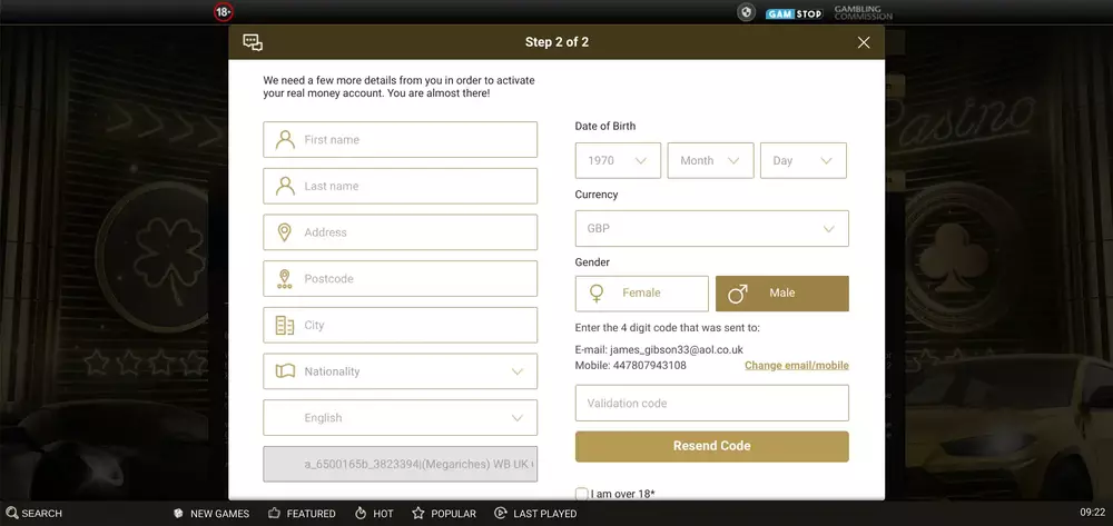 Mega Riches Casino Review
