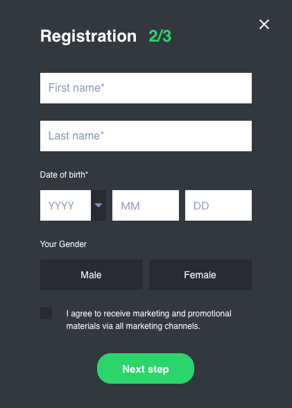 CasinoKings Registration