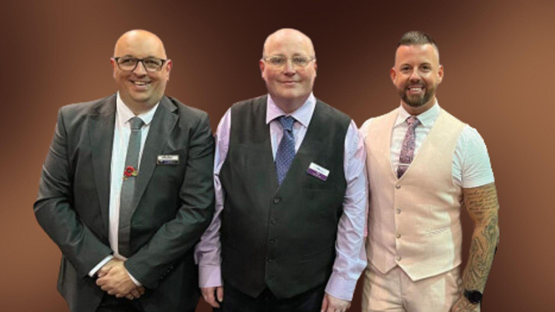 Anton Fletcher, Tim Dobson and Gary Wilson