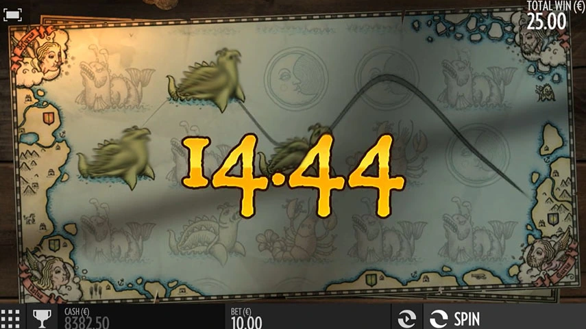 1429 Uncharted Seas Slot Game Screenshot