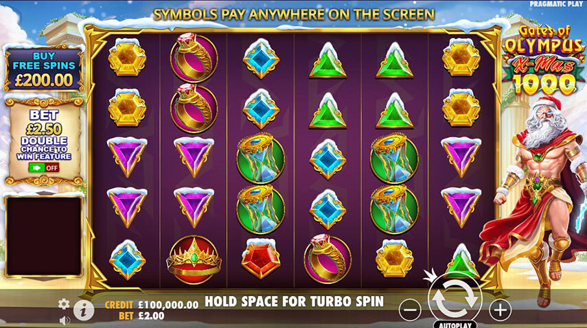 Gates of Olympus Xmas 1000 Slot Review