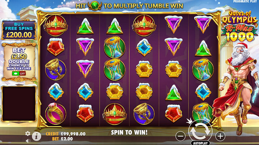 Gates of Olympus Xmas 1000 Slot Review