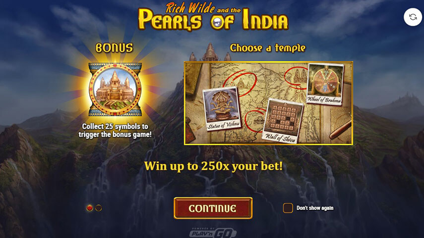 Rich Wilde and the Pearls of Vishnu Slot Review