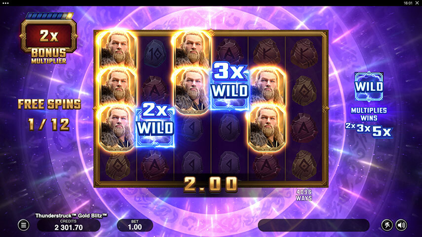 Thunderstruck Gold Blitz Extreme Slot Review