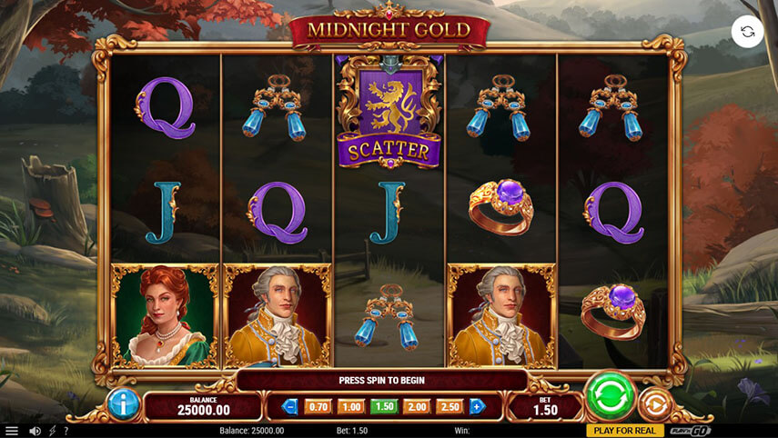 Midnight Gold Slot Game screenshot