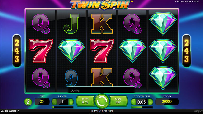 Twin Spin Slot Review By NetEnt