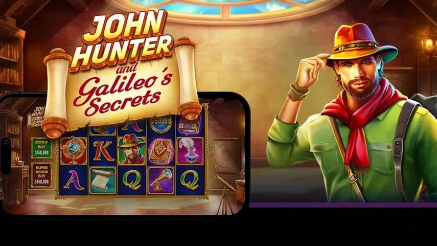 John Hunter and Galileos Secrets slot review