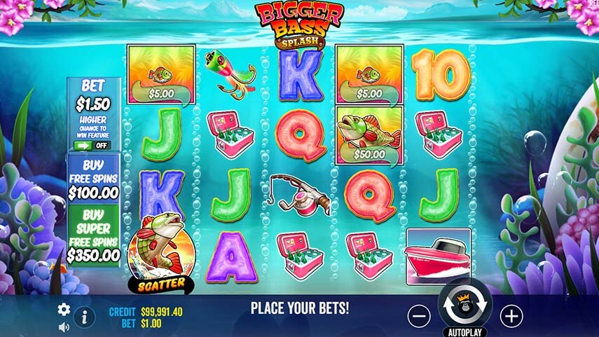 Bigger Bass Splash Slot