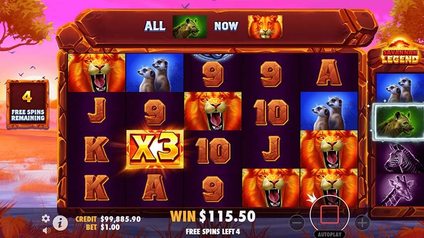 Savannah Legend Slot Review