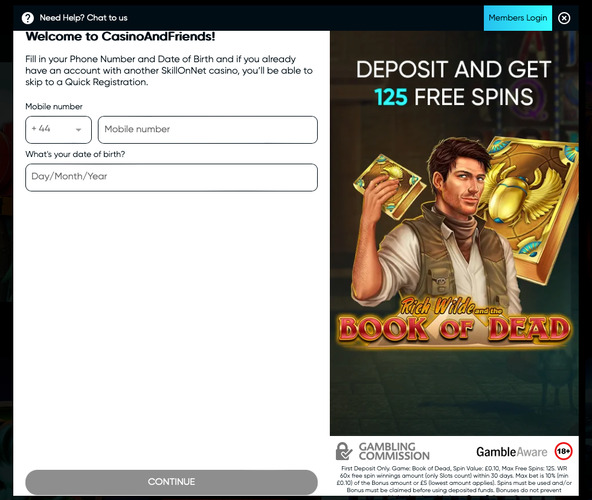 Casino and Friends Casino brand review