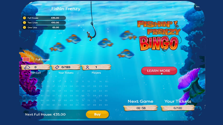 Fishin' Frenzy Bingo Review