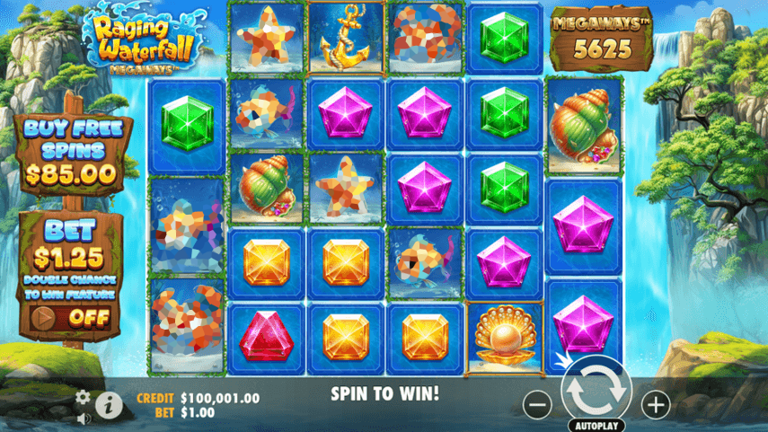 Raging Waterfall Megaways Slot Review