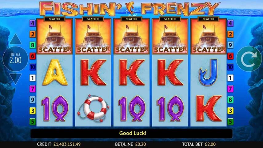 Fishin’ Frenzy Slot Review