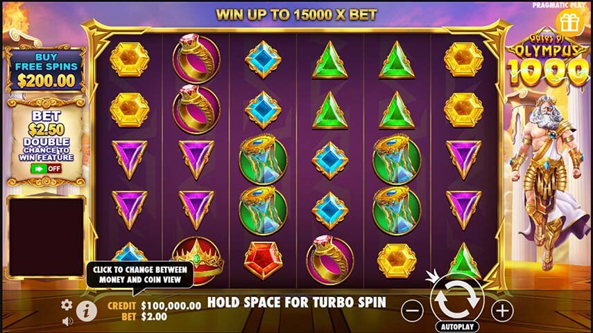Gates of Olympus 1000 Slot Game Review