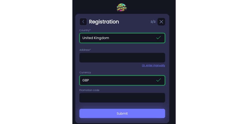Funky Jackpot Registration